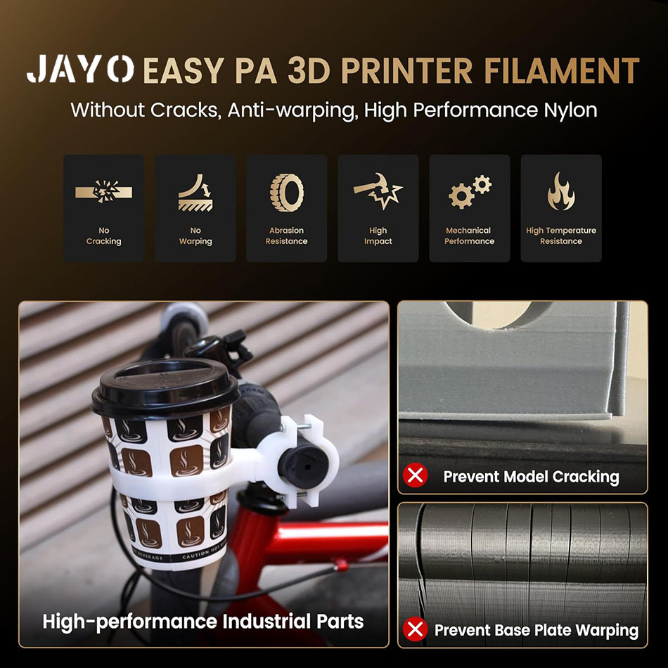 JAYO Easy PA-Filament, 1,75 mm – 3D Printing Nylon Bewertung und Preis